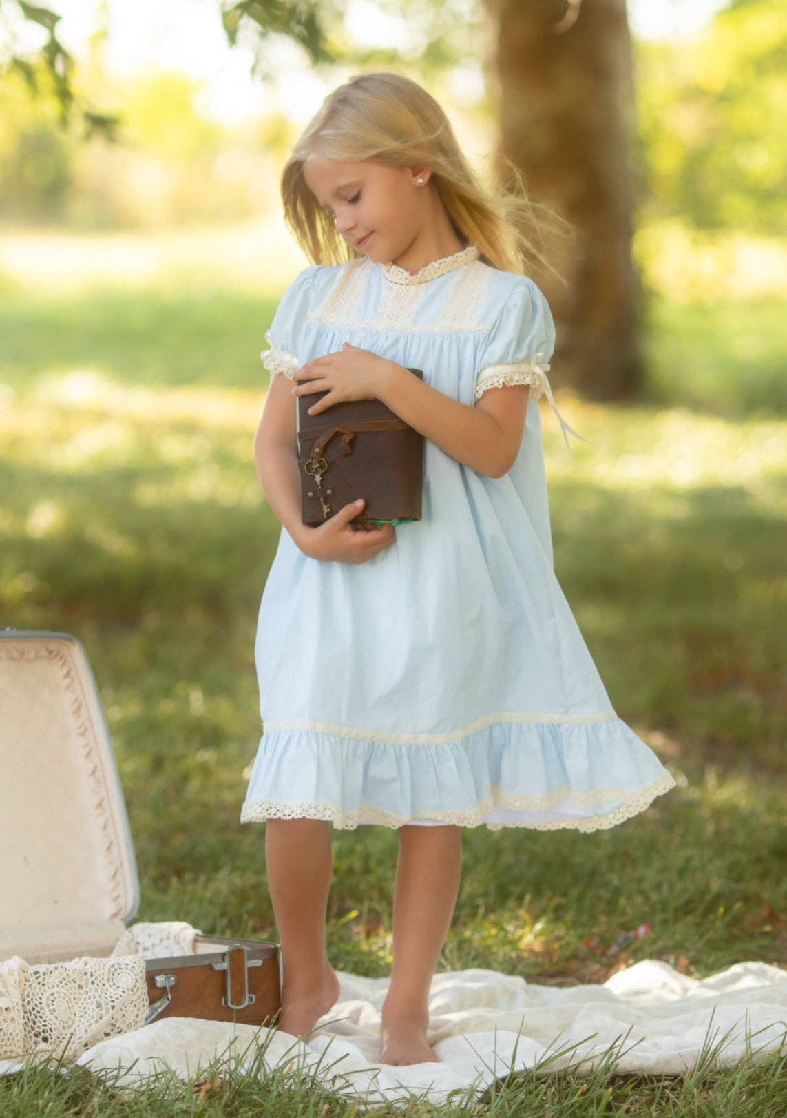 Posh Pickle - Vendita all'ingrosso Vestito - Bambini - Abito cimelio a maniche corte blu Bristol10