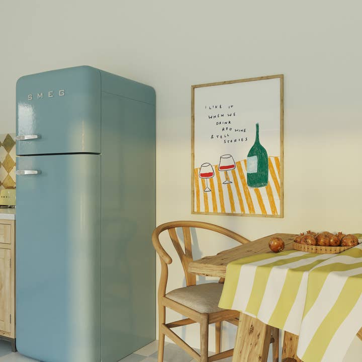 Oh Lightning – wholesale Art print – I Like it when we drink Wine Print3