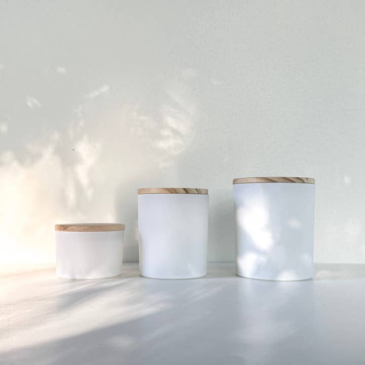 Wondery Mercantile - Wholesale Jar/Filled Candle - White Label Candle - No Label Customize Personalize