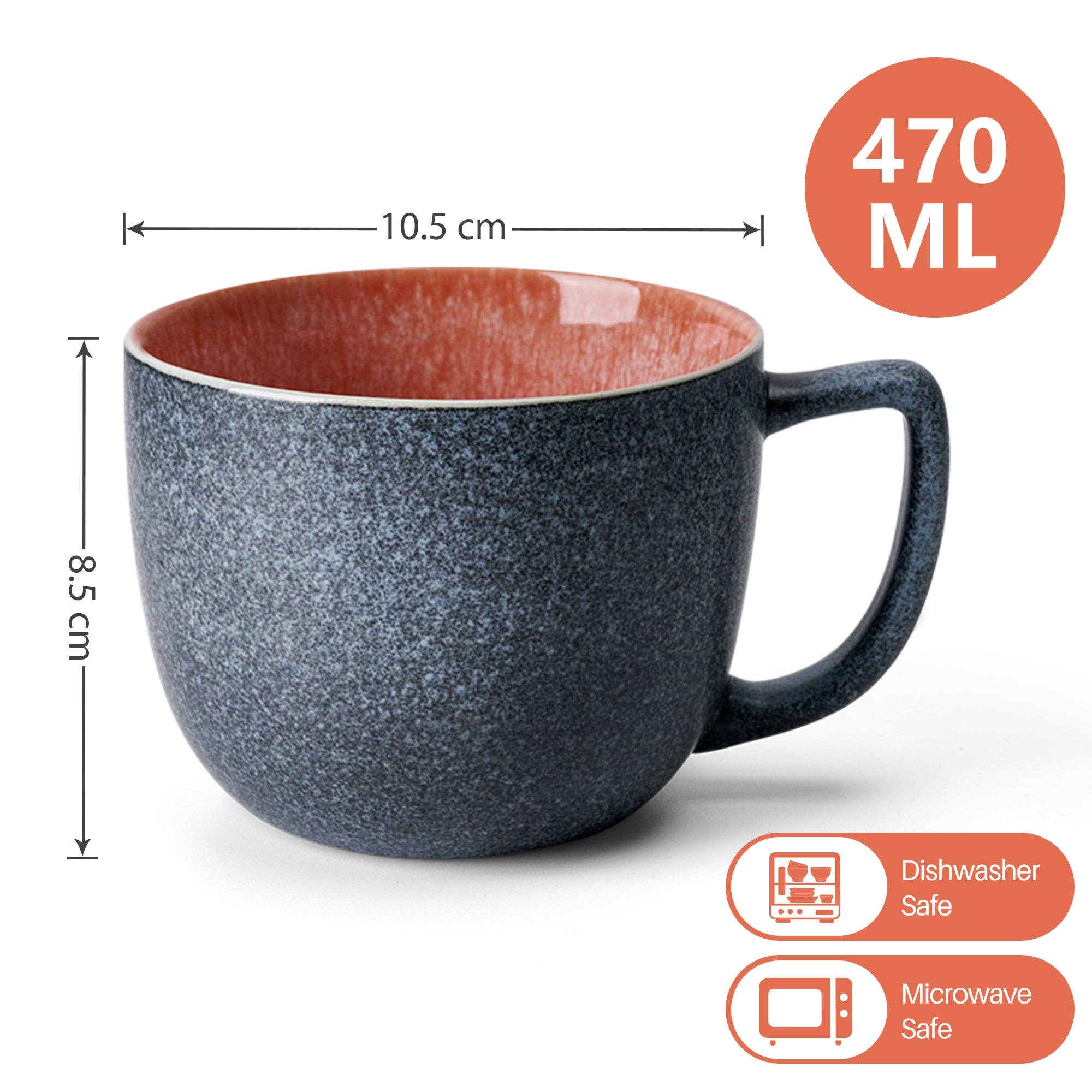 MIAMIO – wholesale Coffee mug – 6-piece coffee cup set - Las Palmitas Collection2