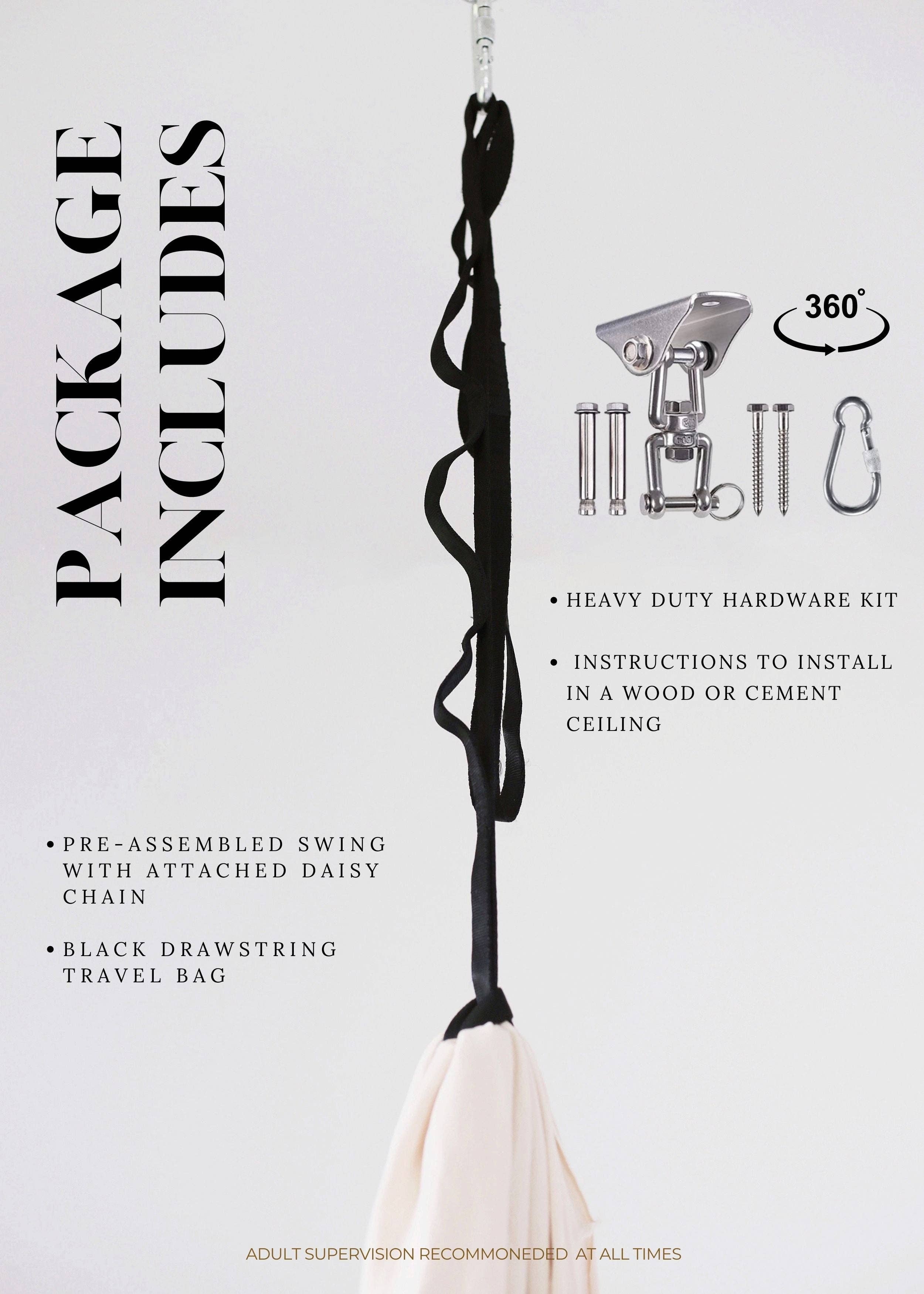 Marlowe & Co - Wholesale Swing - Kids & Baby - Oat Cotton Sensory Swing9