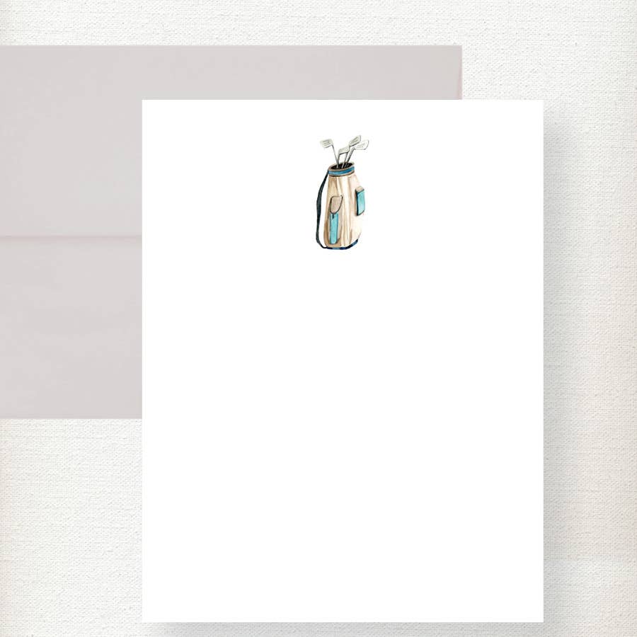 Kramer Drive - Wholesale Stationery/Notecard Set - Golf Bag Note Card1