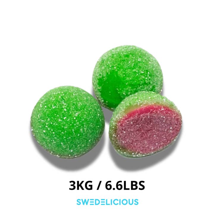 Swedelicious - Swedish Candy - Wholesale Gummy - Vidal Fizzy Melon Bombs - Swedish Candy - Pick and Mix