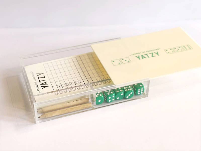 Journey Of Something AU & EU – wholesale Brädspel – Yatzy-spel med poängblock, 5 tärningar och pennor3