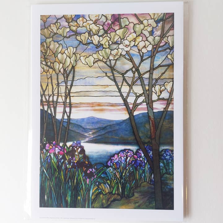 Go To Design - Wholesale Art Print - Fine art print Magnolias and Irises unframed wall art1