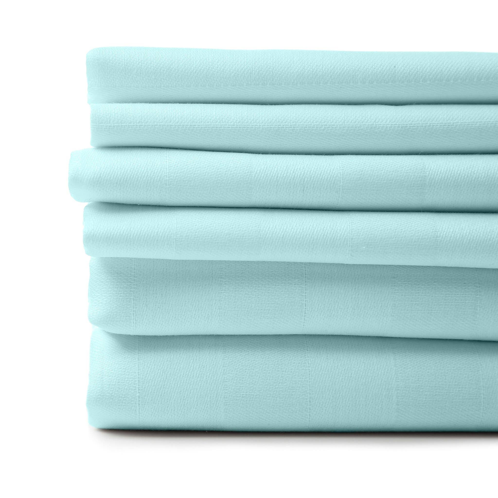 Cypress Linen / Bluff City Bedding - Vente Parures de lit - Ensemble de draps de lit 6 pièces en bambou, 4 taies d'oreiller, draps de poche profonds18