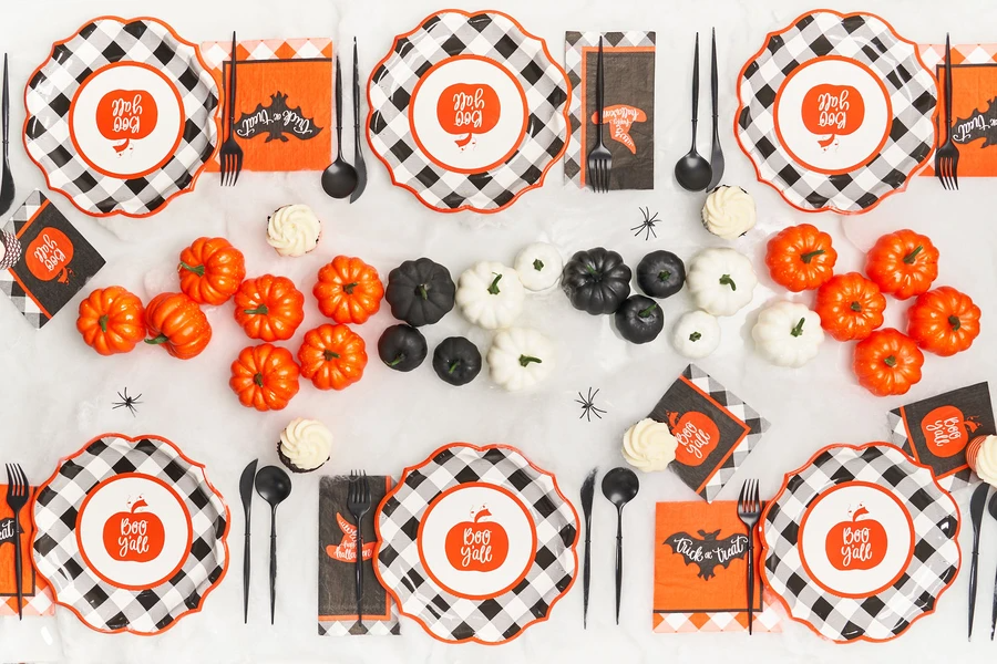 Sophistiplate - Wholesale Disposable Plate - Paper Dinner Plate Boo Y'all/8ct3