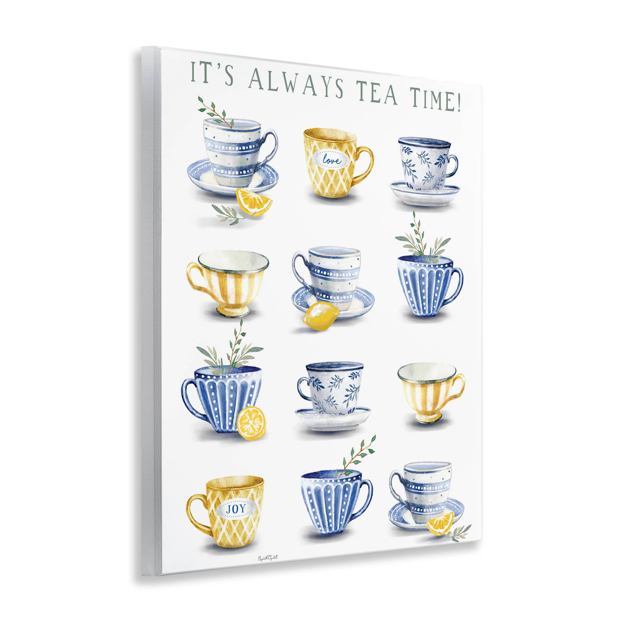 Stupell Industries - Wholesale Wall Sign - It's Always Tea Time - Unframed Wall Art3