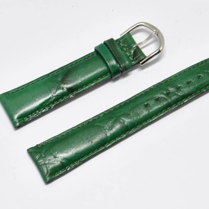 18 mm großes Krokodilleder-Uhrenarmband für den Großhandel von BRACELETS MONTRE ACH