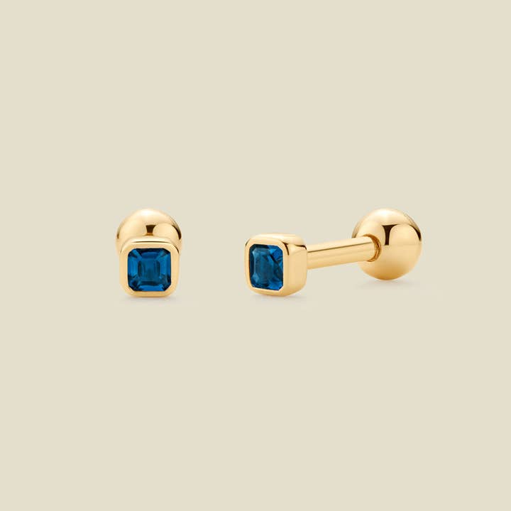 September Birthstone Stud Earrings for wholesale by Made By Mary