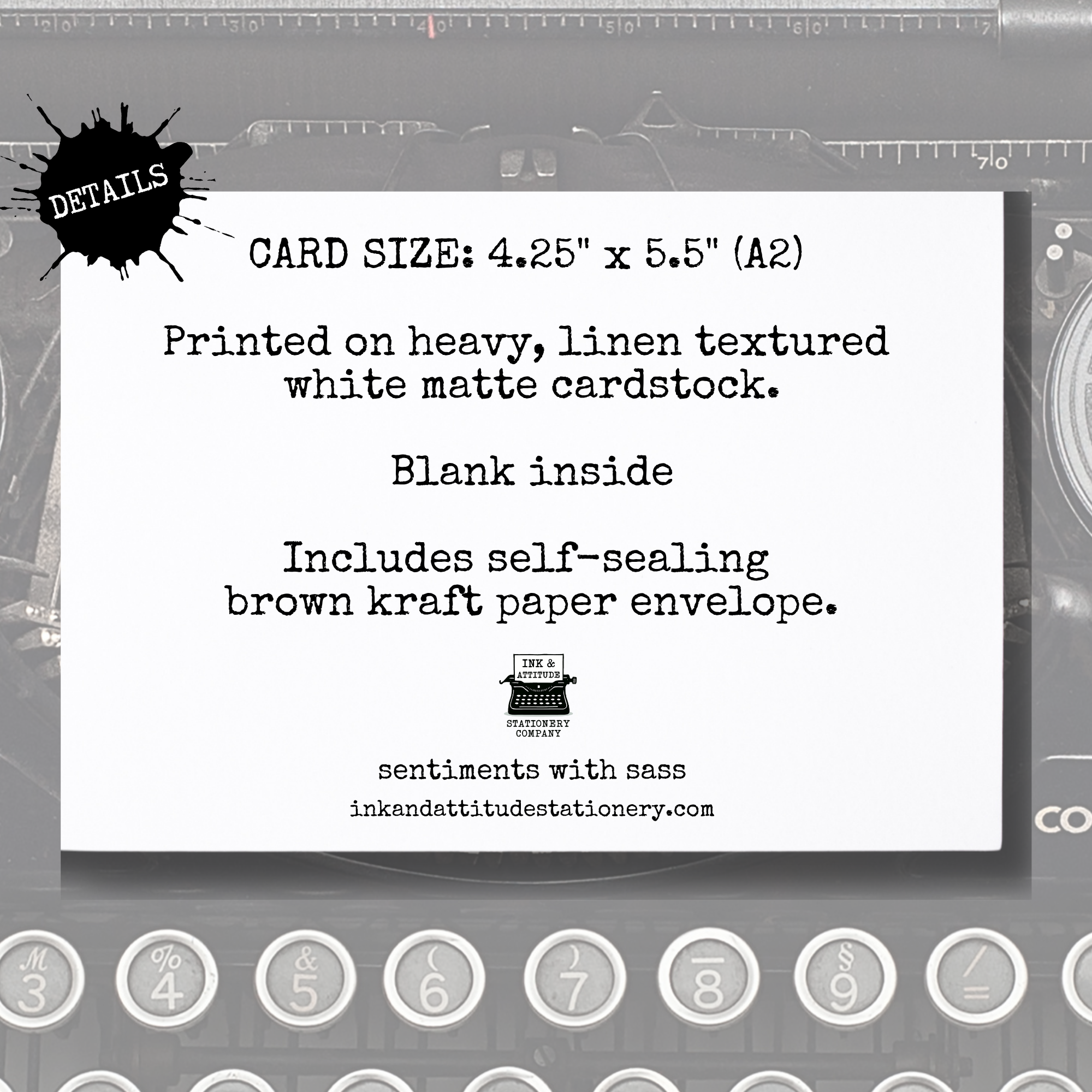 Ink & Attitude Stationery Company LLC - Wholesale Retirement Card - funny retirement card | behind every retired person2