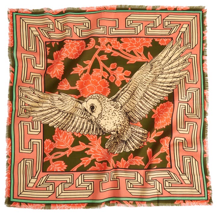 BANDANA FLORAL DITSY DE BÚHO para venta al por mayor de THOMASPAUL