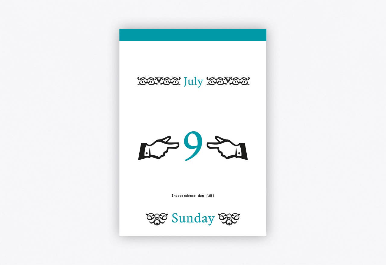 Verlag Hermann Schmidt – Calendário por atacado – Typodarium 2023 - Calendário tipográfico de 365 dias7