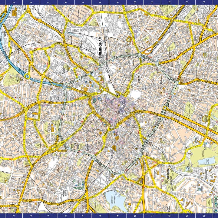 A to Z Map of Birmingham 1000 Piece Jigsaw for wholesale by Map Marketing Limited