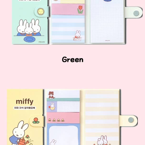 K-Wonderland - Wholesale Sticky Notes - Miffy Variety Sticky Memo Note Pad Book 3