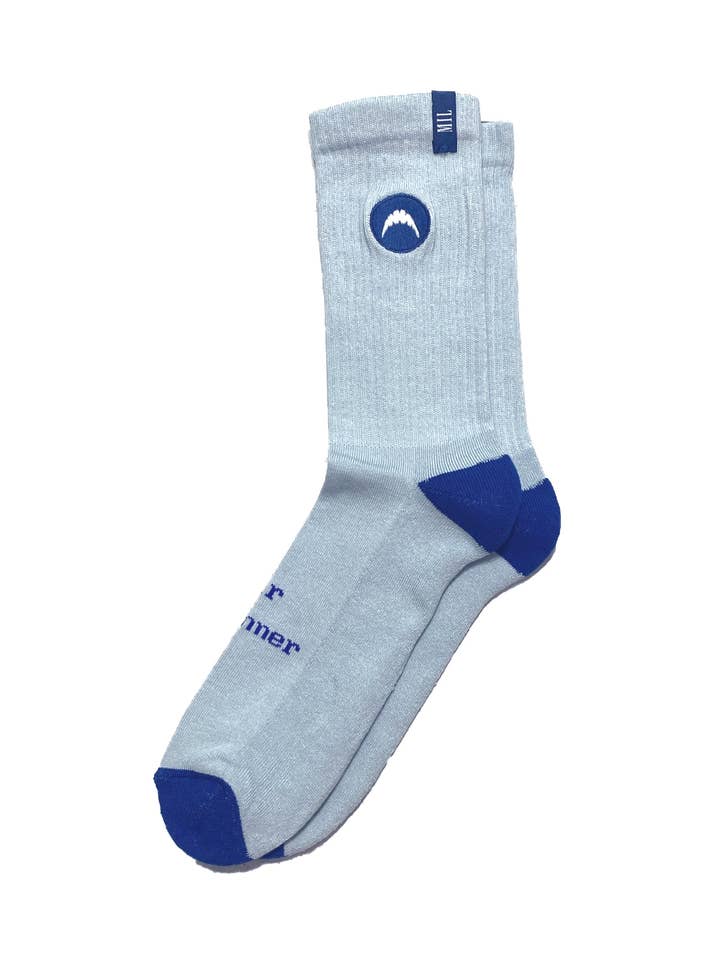 Light Blue Sport Socks | GOTS Organic cotton| MIL for wholesale by MIL