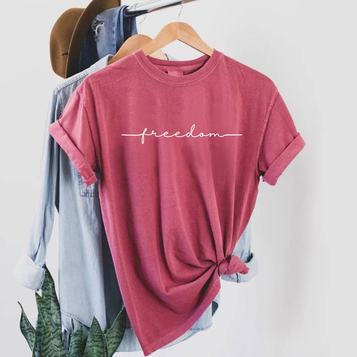 STARCHIS - Wholesale Screen Printed T-Shirt - Women's - Freedom2