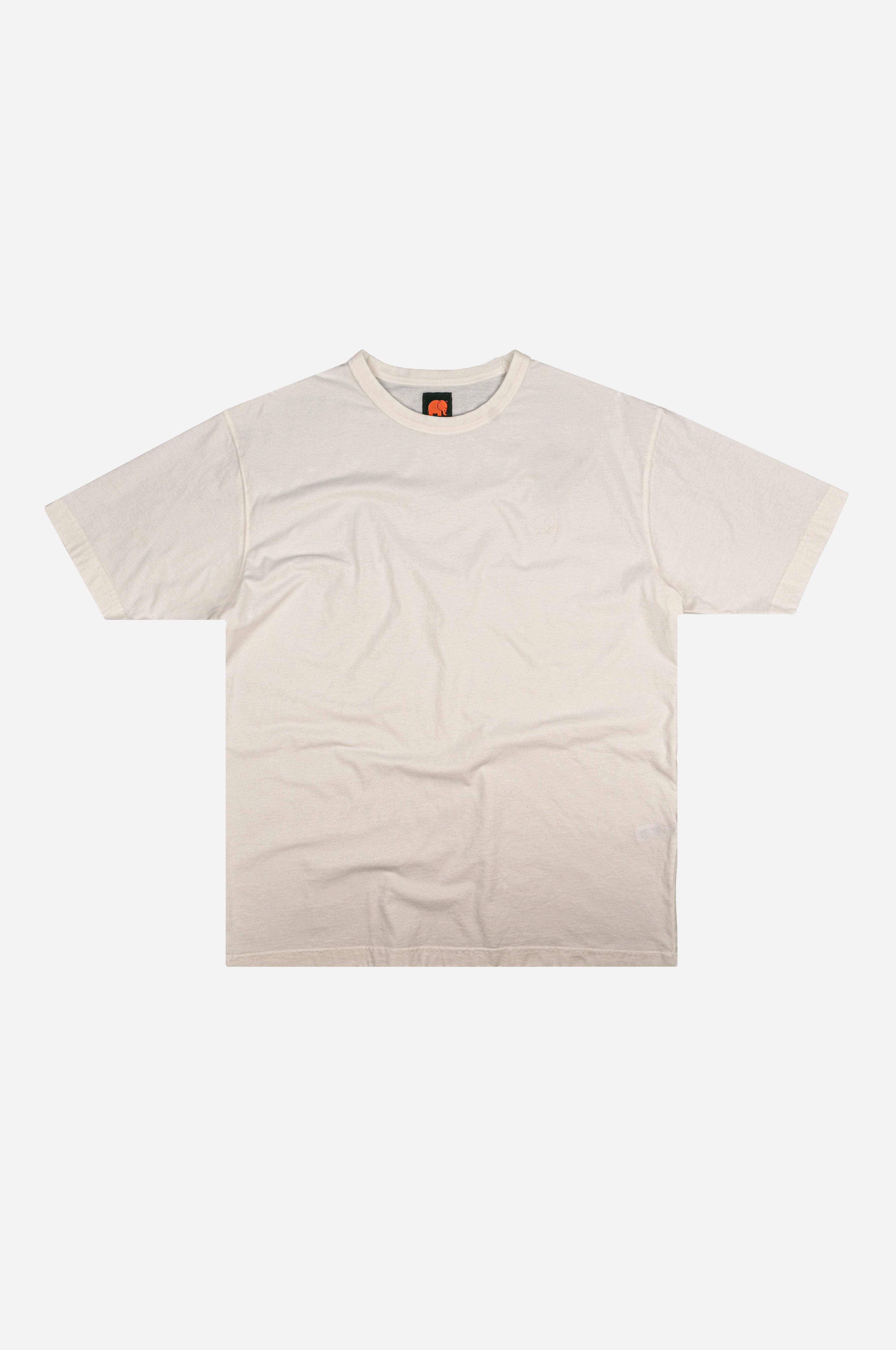 Trendsplant Clothing - Wholesale T-Shirt - Unisex - Parodi Pigment Heavyweight Oversized T-Shirt Foam White