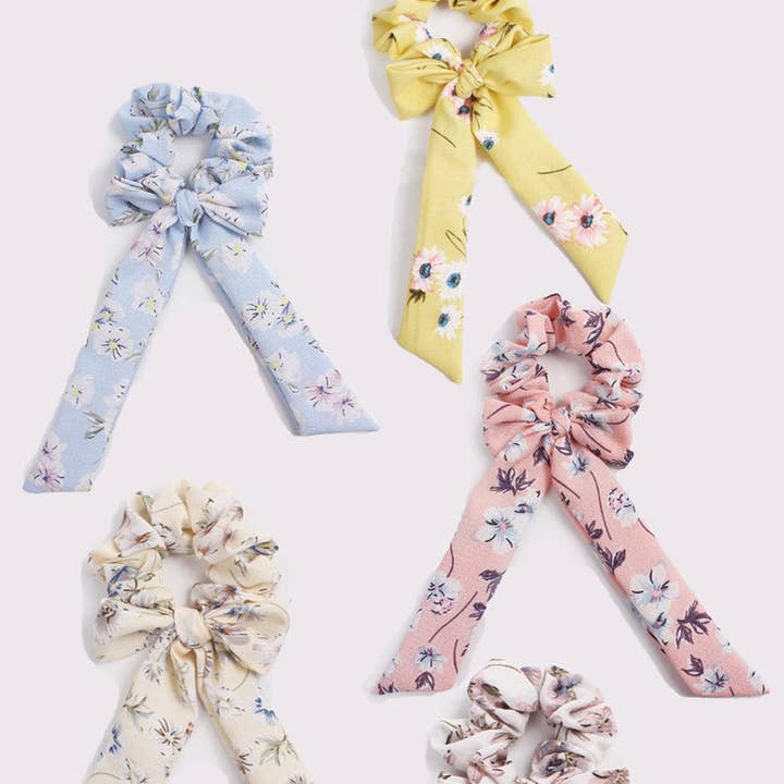 Bow Scrunchies 3 Pack for wholesale by HotSquash
