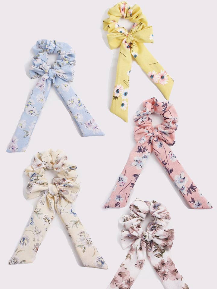 Bow Scrunchies 3 Pack for wholesale by HotSquash