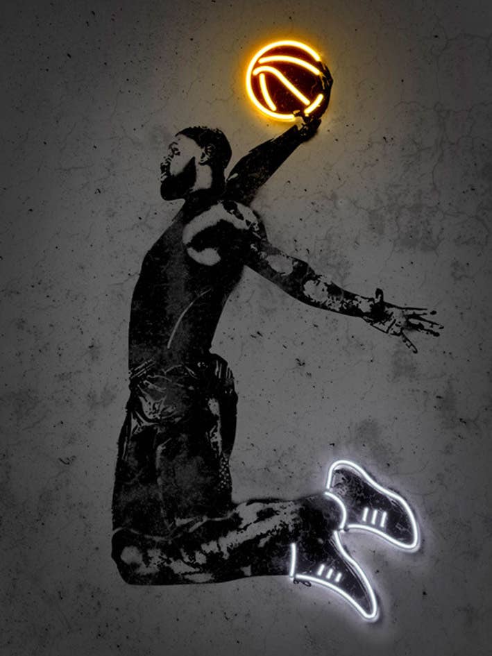 Neonkonst - James för wholesale av BLUE SHAKER