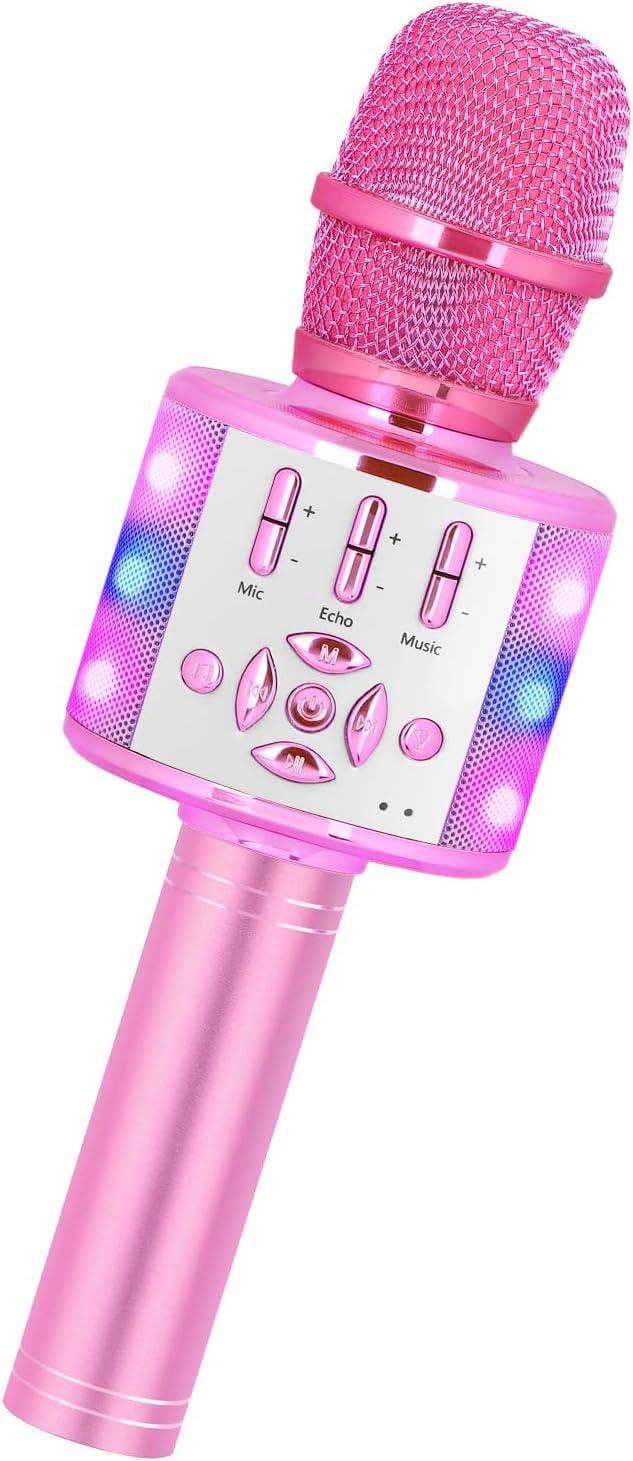 VIGOR - Wholesale Musical Toy - Kids & Baby - Karaoke Microphone Machine Toys for kids Bluetooth Microphone with LED Light, Birthday Gift(10 Pack)7