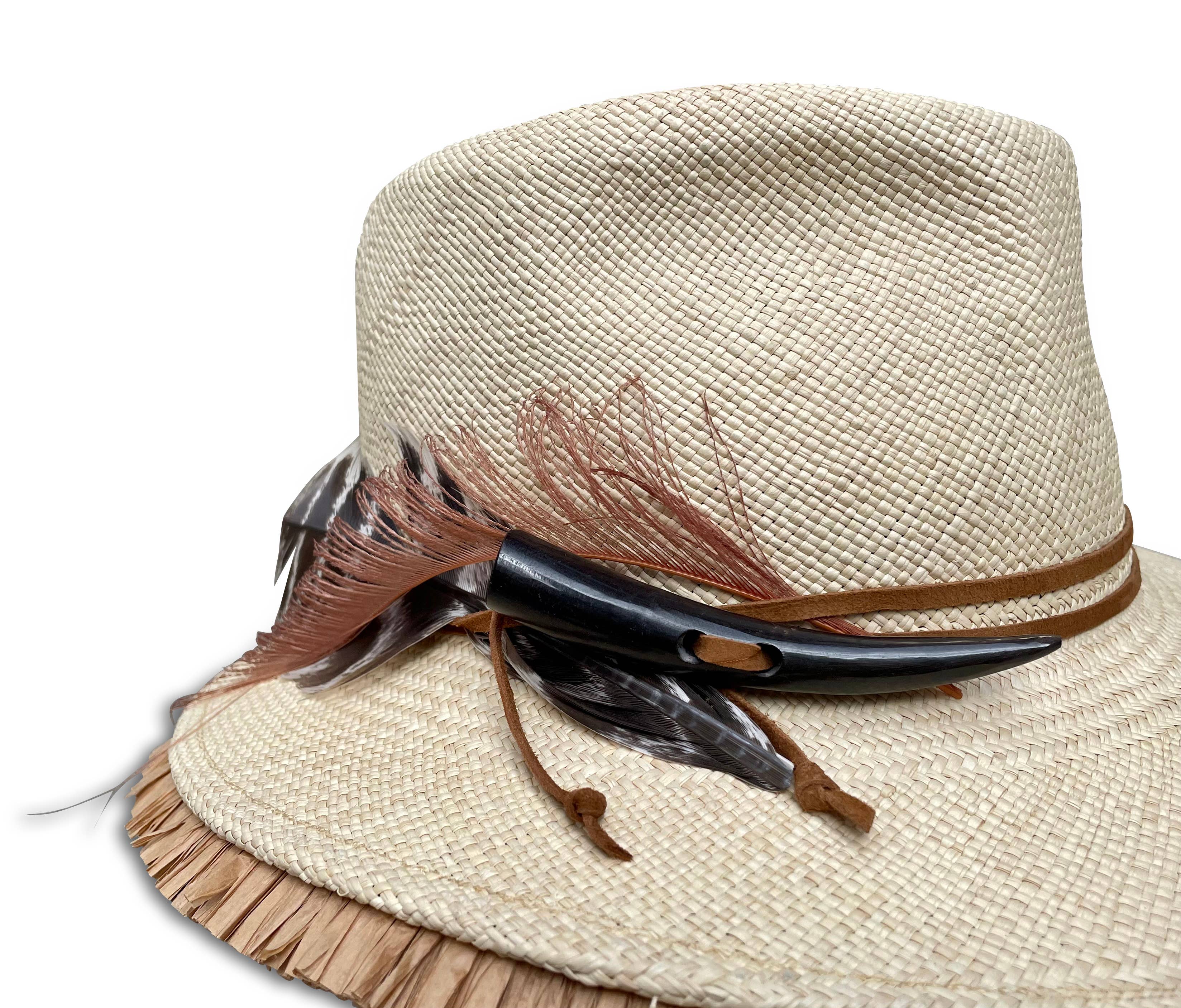 Cha Cha's House of Ill Repute – Chapéu de palha – Mulher por atacado – Esperanza - Fedora com franjas1