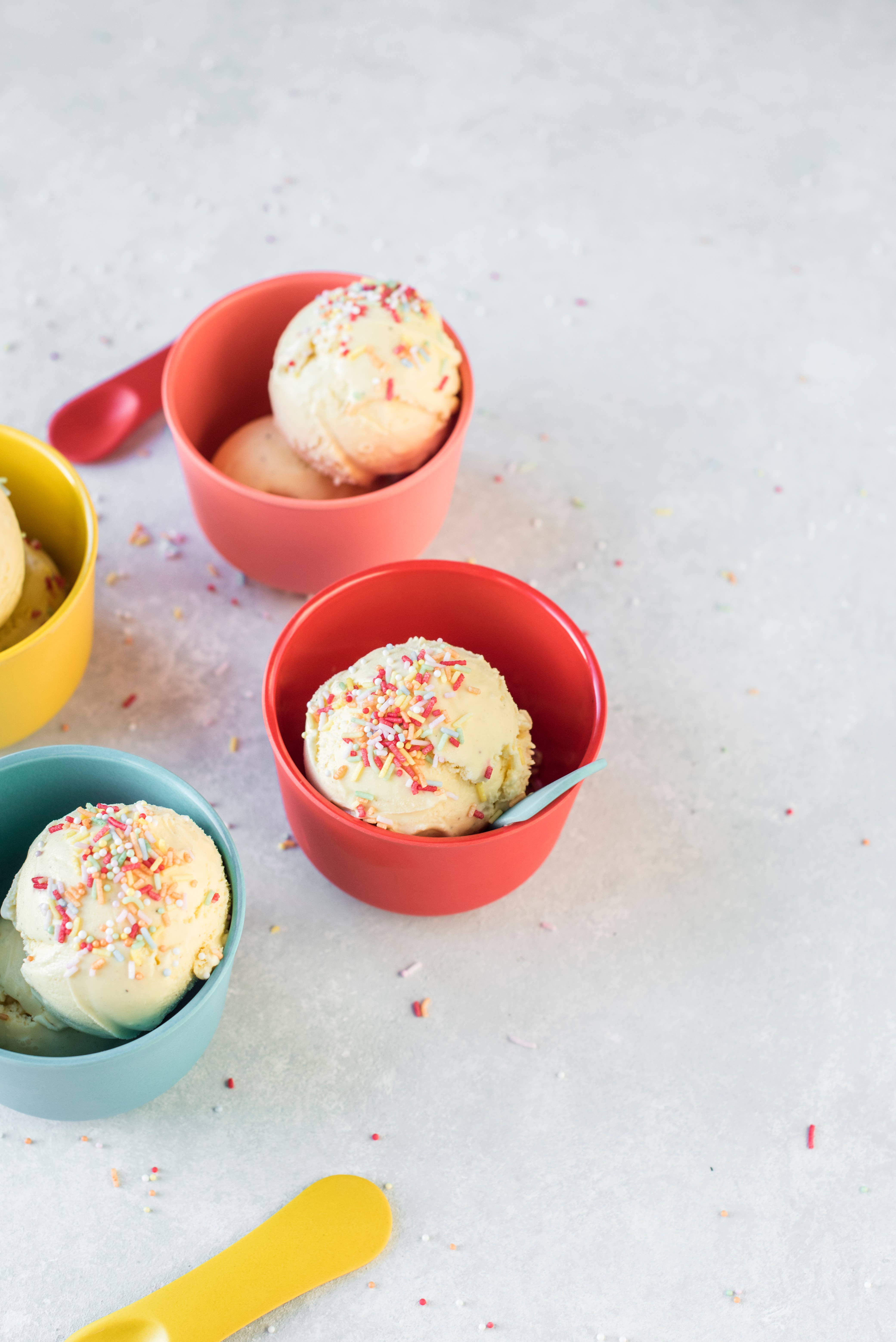 EKOBO - Wholesale Drinkglas/beker - Kinderen en baby - Bambino IJsset RETRO - Koraal, Lagune, Citroen, Tomaat5