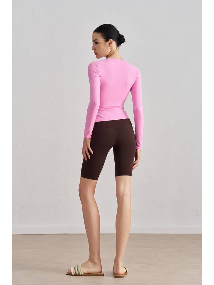 91thelabel - Wholesale Athletic Top - Women's - Penelope Long Sleeve Sculpting Active Top12