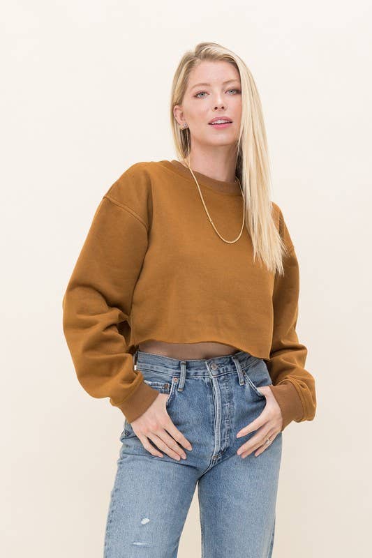 STYLE RACK - Vente Sweat-shirt – femme - HAUT EN MOLLETON FRENCH TERRY - Ajout polyvalent à la garde-robe1