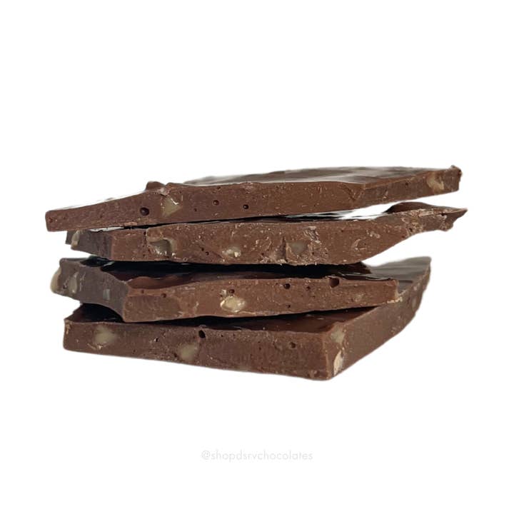 Casca de Chocolate com Maçã Caramelizada - Saco de 120g por atacado de DSRV Chocolates