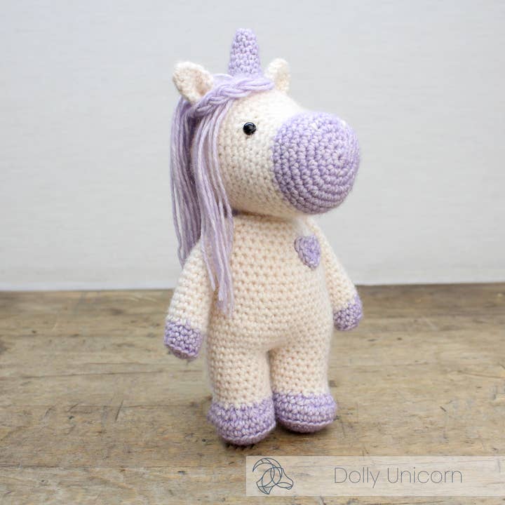 Hardicraft - Vente Accessoire de tricot/crochet - Kit de crochet à faire soi-même - Dolly Unicorn