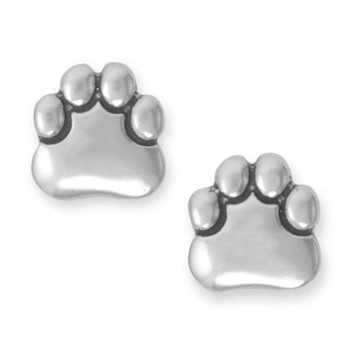 Brincos Pad Print Oxidizado por atacado de Silver Stars Collection