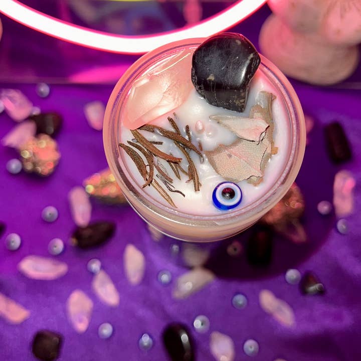 Empathic Moon 777 - Wholesale Votive Candle - Divine Protection Archangel Michael Ritual Candle | 16 Oz.11