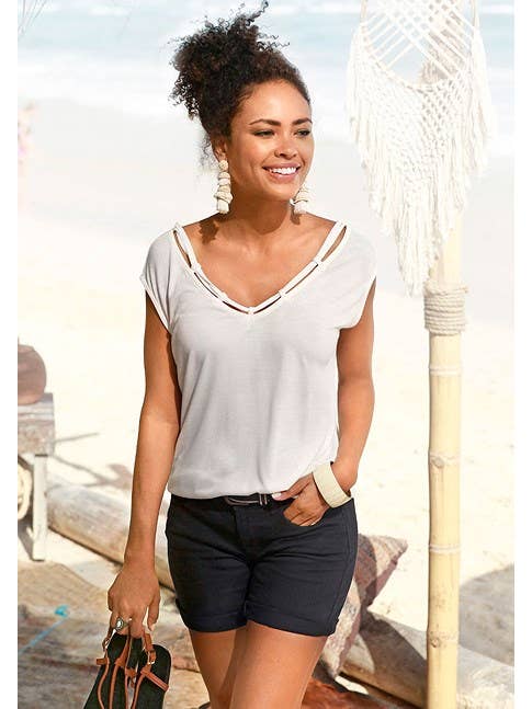 Lascana - Wholesale Shorts - Women's - LASCANA Women's Cuffed Denim Shorts