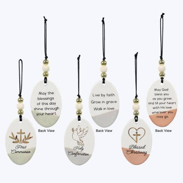 Young's - Wholesale Religious Card - Ceramic Tokens for Confirmation, Communion & Christening