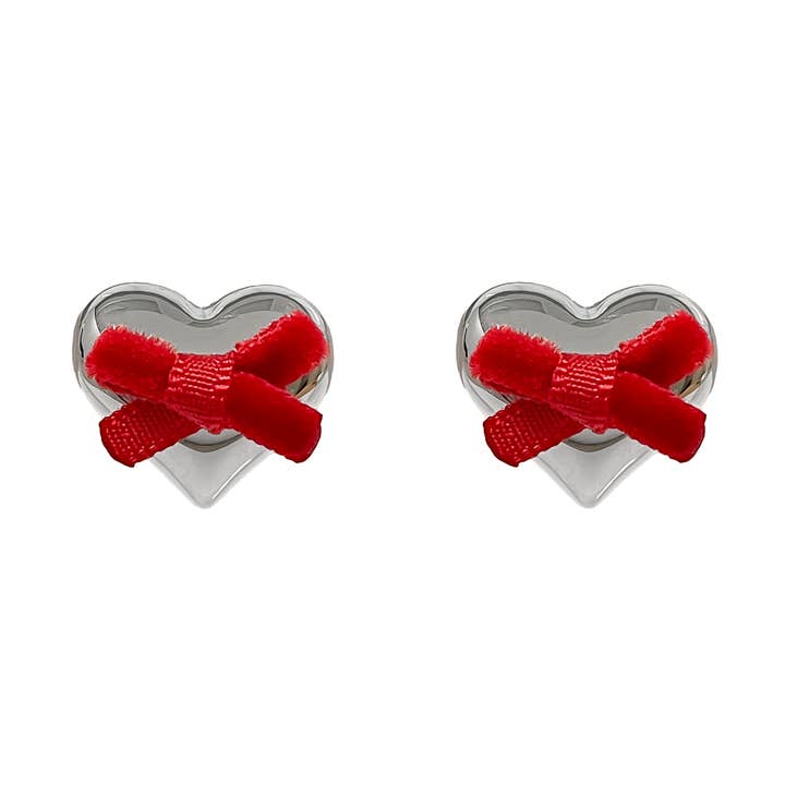 Pendientes de terciopelo con lazo en para venta al por mayor de Artynkitsch