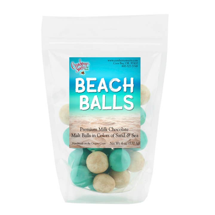 Cranberry Sweets & More - Wholesale Chocolate Covered Sweets - Beach Balls Premium Malt Balls