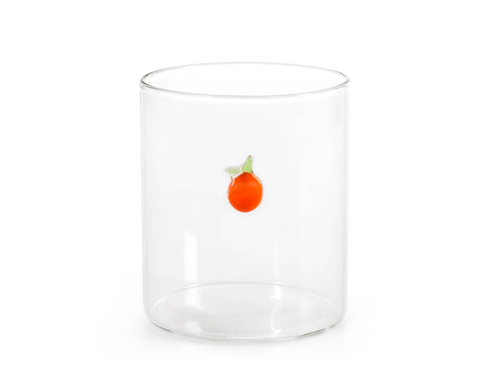 H&H - Wholesale Drinkglas/beker - Set van 6 Borosilicaatglazen van 42 cl met fruitminiaturen5