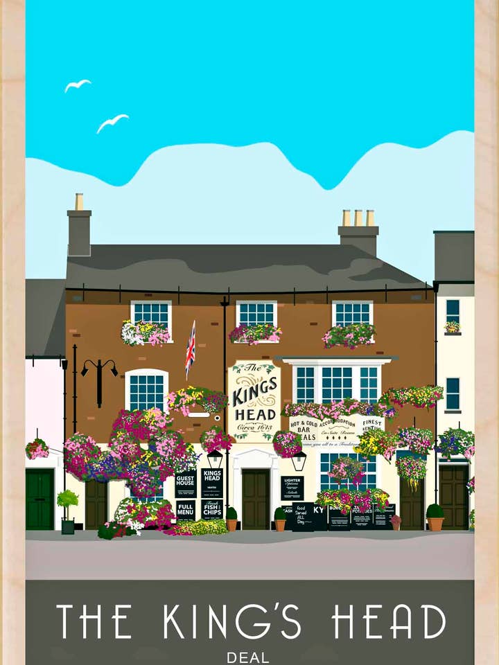 Deal, Kent - Eco-friendly souvenirs for wholesale by THE WOODEN POSTCARD COMPANY