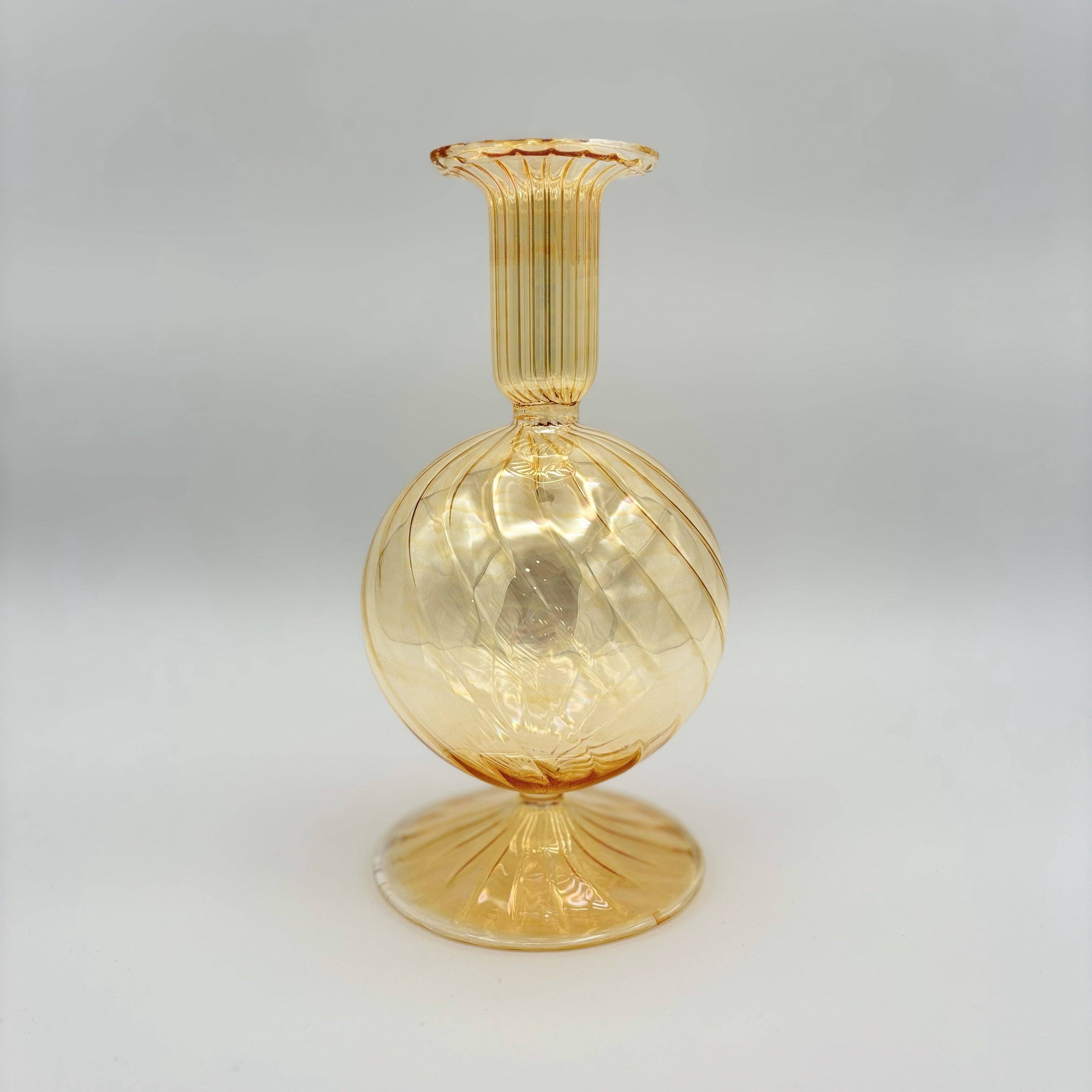 Dandarah (Ships from USA) - Wholesale Vase - Blown Glass Vase - Bauble Yellow6