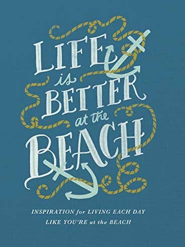 Life Is Better at the Beach Inspirational Rules for Living Each Day Like (shelfworn) by Thomas Nelson | Christina Vinson for wholesale by Boon Books