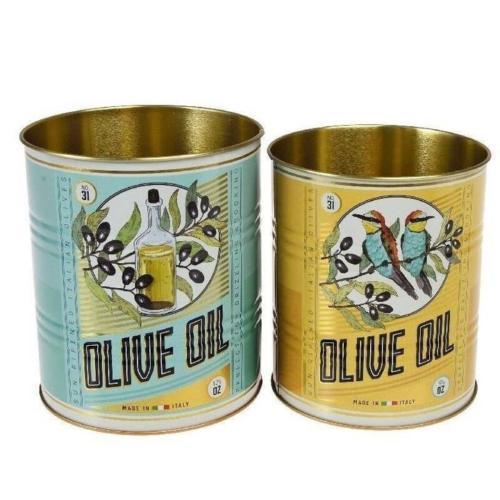 Medium Storage Tins (Set of 2) - Olive Oil for wholesale by Rex B2B - UK