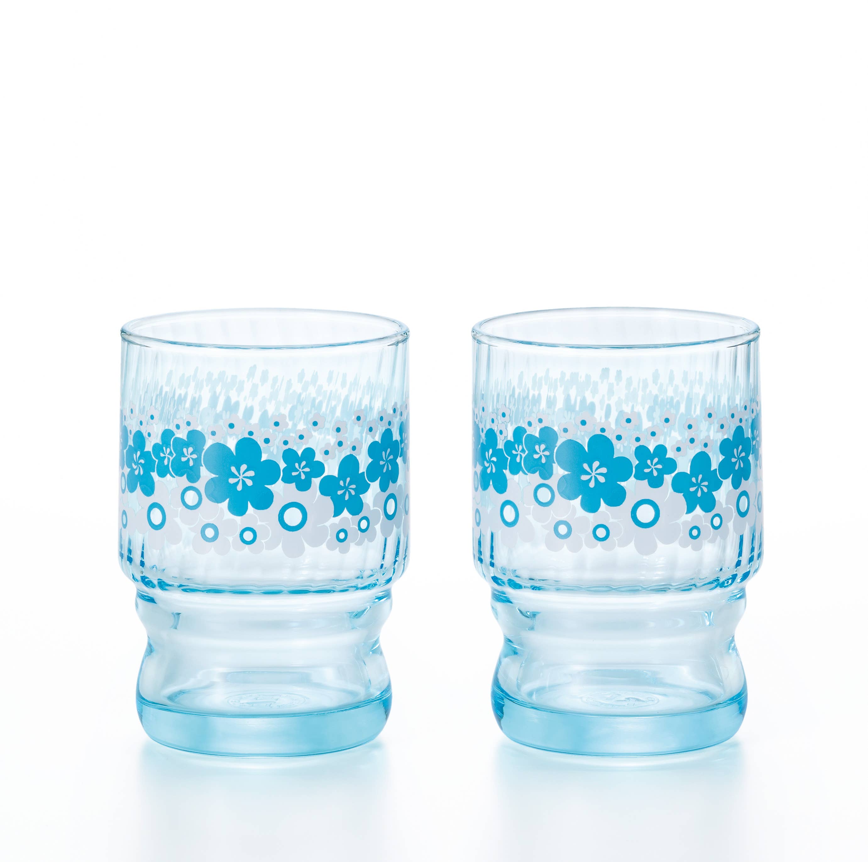 ADERIA - Wholesale Drinking Glass/Cup - ADERIA Retro | Pair Cups | 2 Pattern Options3