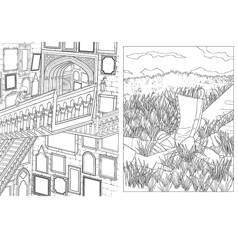 Insight Editions - #1 Pop Culture Publisher - Wholesale Coloring & Activity Book - Kids & Baby - Harry Potter: Travels Through the Wizarding World Coloring4