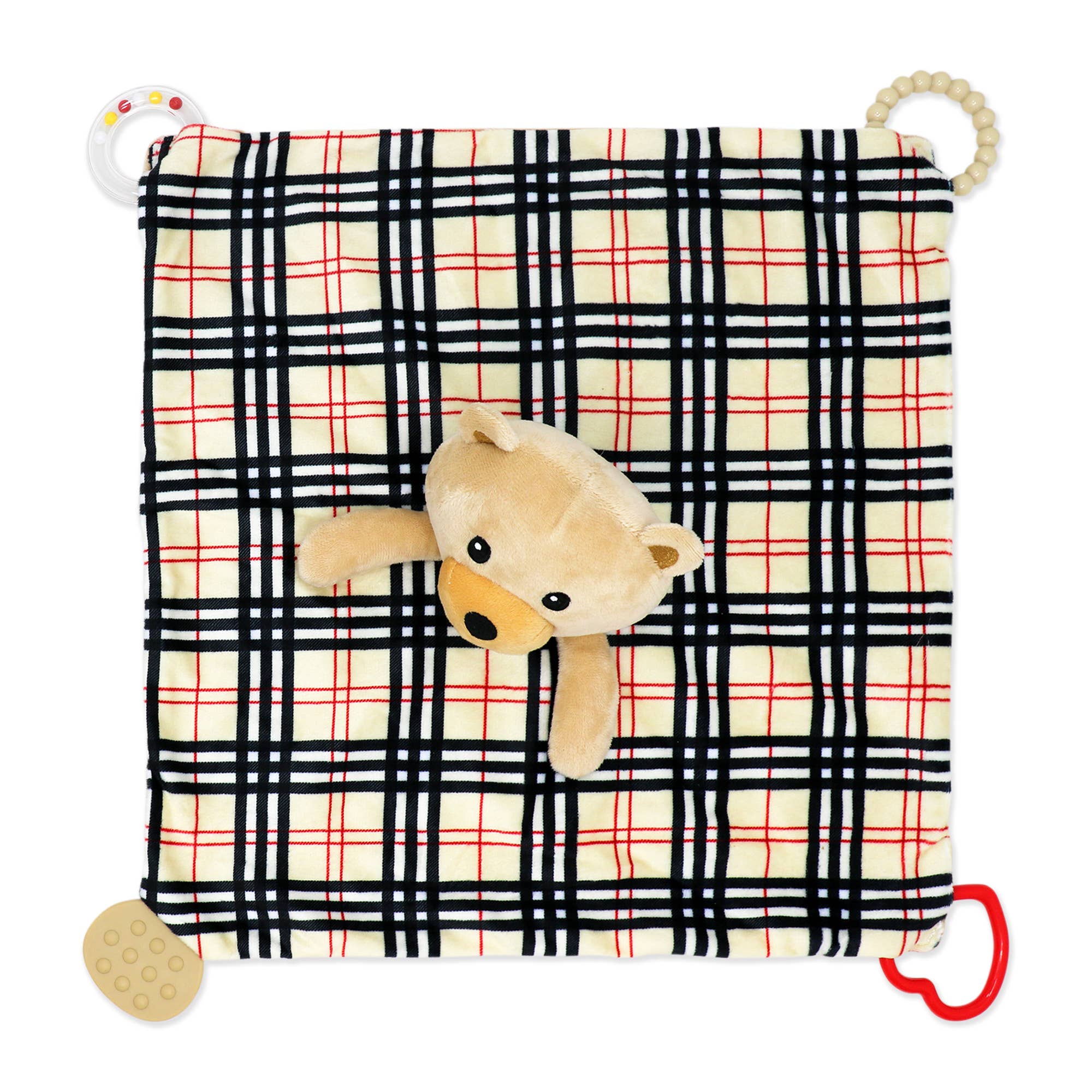 Rose Textiles – Großhandel Sicherheits-/Kuscheldecke – Baby – Plüsch-Aktivität Nunu10