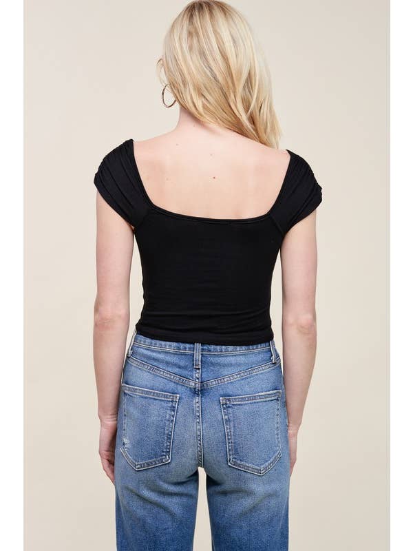 Charlotte Avery - Wholesale Blouse - Women's - Ruched Top8