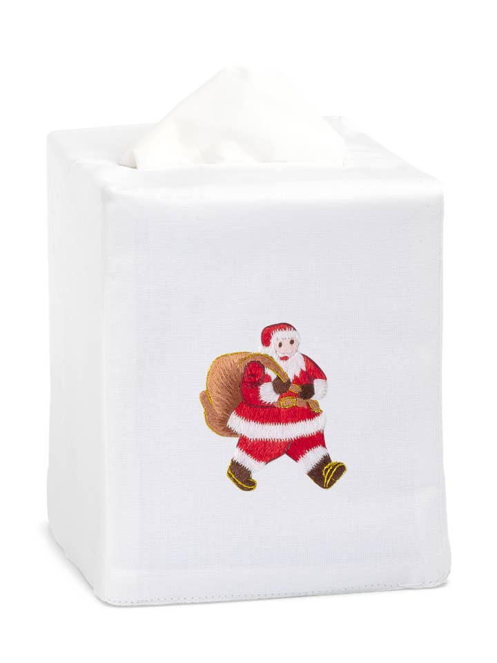 Santa Tissue Box Cover for wholesale by Henry Handwork