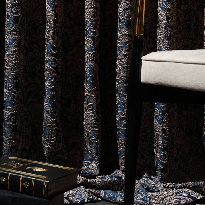 Walloro Luxury Embossed Wallpaper - Wholesale Curtain - Jazzy Fabric-Victorian Drapery: The Ultimate Choice for Classic Luxury0