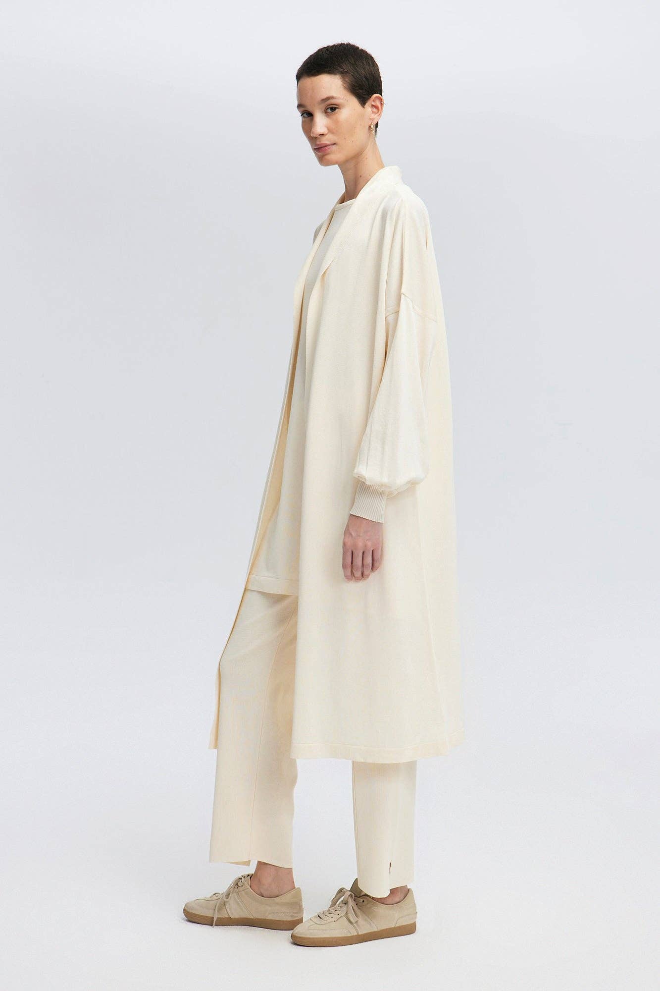 Cream TRIPLE KNIT SET for wholesale on Faire2